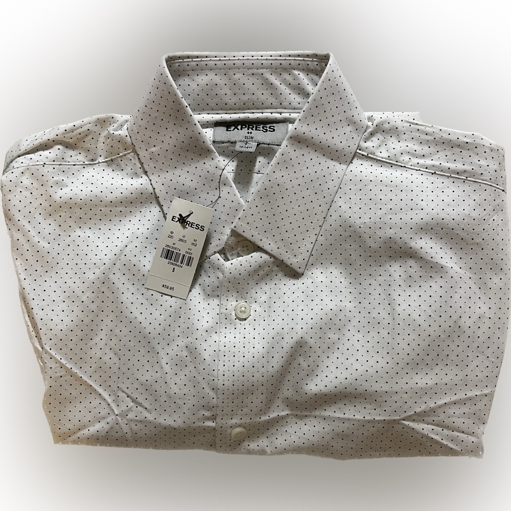 NWT Express Men’s Shirts - Small - 14.5 neck - Slim